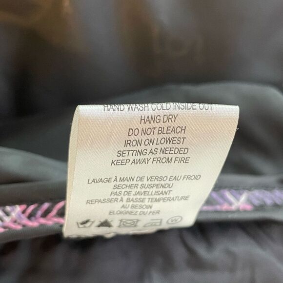 Samuel Dong Puffer Jacket w/Abstract Embroidered Lines Size L - Picture 9 of 9